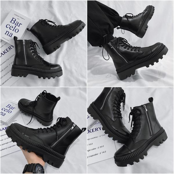 2024 new Martin boots men's high-top leather boots trend side zipper fall and winter Martin workwear shoes, Black
2024 new Martin boots men's high-top leather boots trend side zipper fall and winter Martin workwear shoes, Black