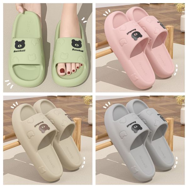 freen shipping eva small bear slippers cartoon slides cushion slippers men thick soles non-slip bathroom home black GAI, Green
freen shipping eva small bear slippers cartoon slides cushion slippers men thick soles non-slip bathroom home black GAI, Green