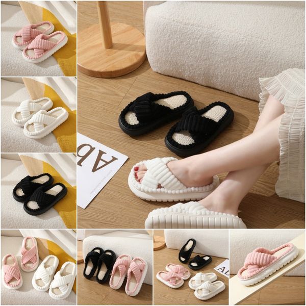 2024 New fashion Women's Slippers Indoor Home Slippers Soft Bottom Solid Color Home Cotton Slippers for All Seasons, Blue
2024 New fashion Women's Slippers Indoor Home Slippers Soft Bottom Solid Color Home Cotton Slippers for All Seasons, Blue