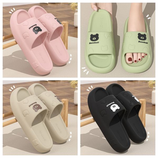 2024 summer eva small bear slippers cartoon slides cushion slippers men women thick soles wear-resistant non-slip bathroom home black green GAI
2024 summer eva small bear slippers cartoon slides cushion slippers men women thick soles wear-resistant non-slip bathroom home black green GAI