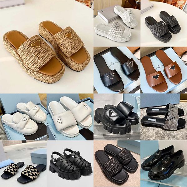 Free Shipping Designers Sandals Slippers luxury shoe sandale women triangle Sliders sandal Raffias Straw weave platform shoes Slide beach pool flat Slipper, Blue
Free Shipping Designers Sandals Slippers luxury shoe sandale women triangle Sliders sandal Raffias Straw weave platform shoes Slide beach pool flat Slipper, Blue