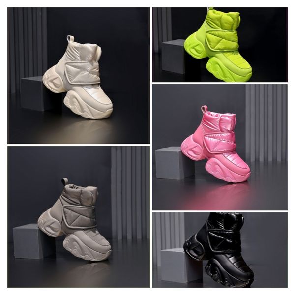 New fashion thick bottom heightening sports leisure thick bottom trend boots non-slip warm snow boots, Black
New fashion thick bottom heightening sports leisure thick bottom trend boots non-slip warm snow boots, Black