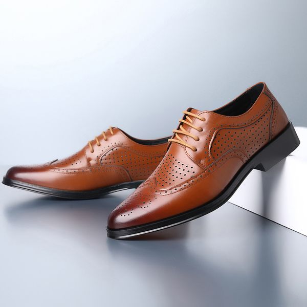 New Spring New Breathable Casual Leather Soft-Soled Classic Retro Lace-Up Mens Business Dress Office Leather Shoes Fashion Wedding Party Flats, Black
New Spring New Breathable Casual Leather Soft-Soled Classic Retro Lace-Up Mens Business Dress Office Leather Shoes Fashion Wedding Party Flats, Black