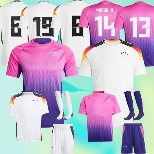 24 25NEW Germanys Soccer Jersey 2025 Deutschland Football KLINSMANN KROOS 24 25 Home and away games player Kids Sets Kit Tops and Shorts, White
24 25NEW Germanys Soccer Jersey 2025 Deutschland Football KLINSMANN KROOS 24 25 Home and away games player Kids Sets Kit Tops and Shorts, White