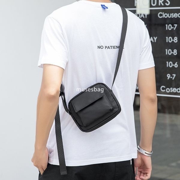 Shoulder bag men's crossbody bag ins fashion sports bag backpack student mobile phone hanging bag Day casual men's bag, Black
Shoulder bag men's crossbody bag ins fashion sports bag backpack student mobile phone hanging bag Day casual men's bag, Black
