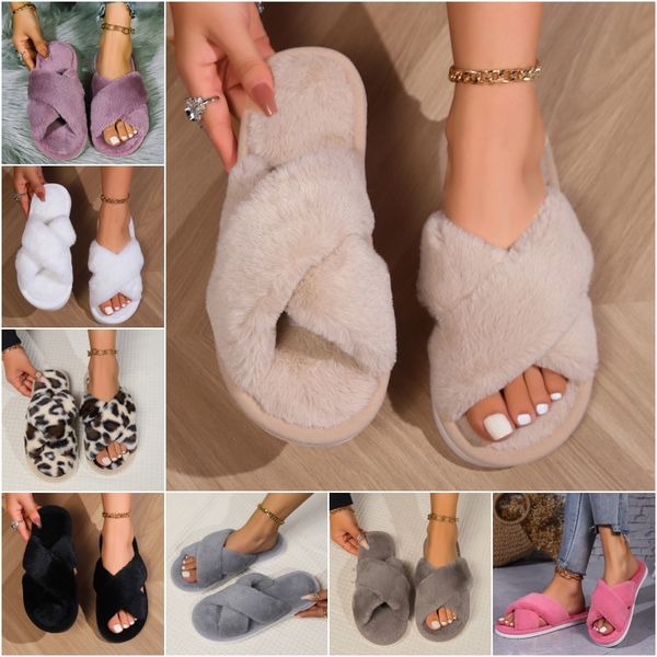 Soft Fluffy Fur Slippers New Women Winter House Indoor Casual Slippers flat bottom hairy slippers cotton shoes female, Grey
Soft Fluffy Fur Slippers New Women Winter House Indoor Casual Slippers flat bottom hairy slippers cotton shoes female, Grey
