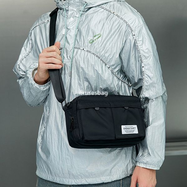Japanese waterproof shoulder bag Fashion casual simple classic crossbody relaxer men's messenger bag multi-layer commuter bag, Black
Japanese waterproof shoulder bag Fashion casual simple classic crossbody relaxer men's messenger bag multi-layer commuter bag, Black