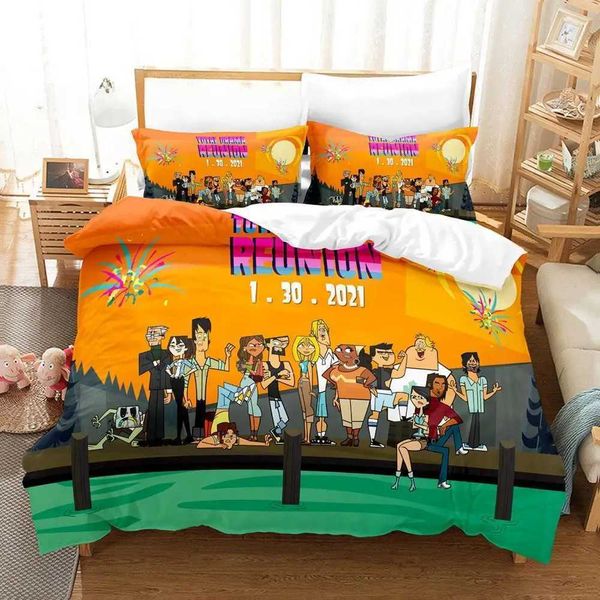 New Total Drama Bedding Single Twin Full Queen King Size Aldult Kid Bedroom Duvet cover Sets Anime Bed Sheet Set Y240730, Blue
New Total Drama Bedding Single Twin Full Queen King Size Aldult Kid Bedroom Duvet cover Sets Anime Bed Sheet Set Y240730, Blue