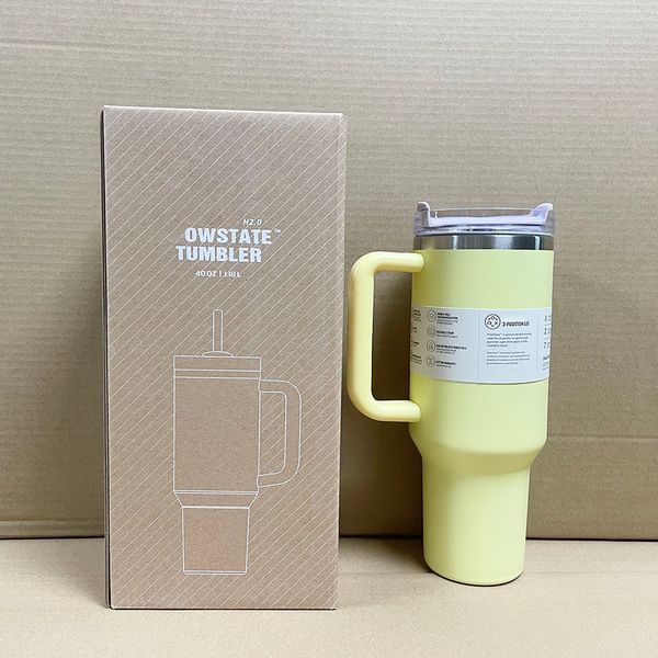 40oz Co-Branded Coffee Cups Handle Lid Straw - New Starb Yellow Light Pink Travel Tumbler Drinking Mug With / Over 60 Colors Available, Multi-color
40oz Co-Branded Coffee Cups Handle Lid Straw - New Starb Yellow Light Pink Travel Tumbler Drinking Mug With / Over 60 Colors Available, Multi-color