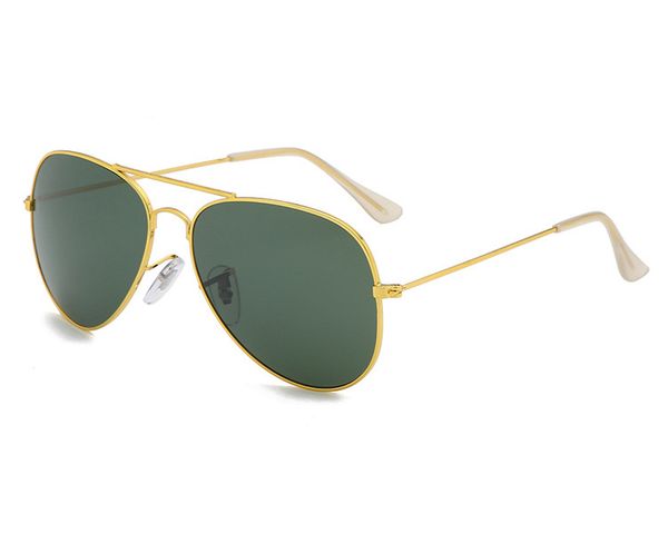 Sunglasses Classic brand Pilot Men Women Metal Frame Glass lens 58mm 62mm with Accessories leather case
Sunglasses Classic brand Pilot Men Women Metal Frame Glass lens 58mm 62mm with Accessories leather case