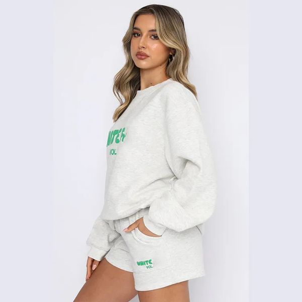 Tracksuits Women's Hoodies + Short Pants Letter Printed Sweaters for Wife Mother Young Girl
Tracksuits Women's Hoodies + Short Pants Letter Printed Sweaters for Wife Mother Young Girl