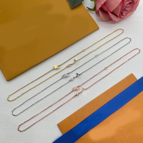 Pendant Necklace Designer Elegant Crystal Flower Letters Charm Pendant Necklace For Woman Mens Silver Gold Plated Chain Choker Necklace Fashion Jewelry Wholesale
Pendant Necklace Designer Elegant Crystal Flower Letters Charm Pendant Necklace For Woman Mens Silver Gold Plated Chain Choker Necklace Fashion Jewelry Wholesale