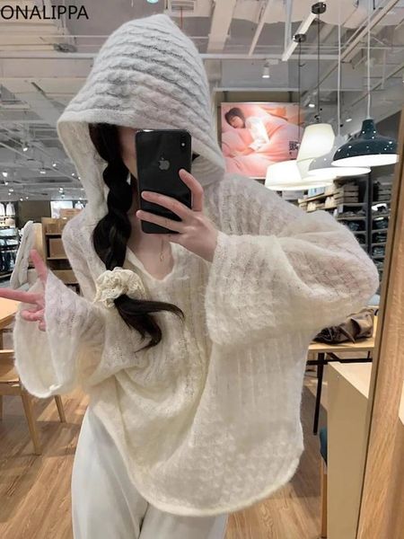 Womens Hoodies Onalippa Mohair Hooded Sweatshirt Gentle Wind Loose Long Sleeves Korean Fashion Thin Solid All Match Pullover Women, Beige
Womens Hoodies Onalippa Mohair Hooded Sweatshirt Gentle Wind Loose Long Sleeves Korean Fashion Thin Solid All Match Pullover Women, Beige