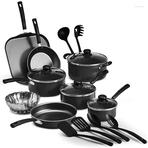 Sets Cookware Primaware 18 Piece Non-stick Set Steel Gray Pots and Pans Kitchen, Purple
Sets Cookware Primaware 18 Piece Non-stick Set Steel Gray Pots and Pans Kitchen, Purple