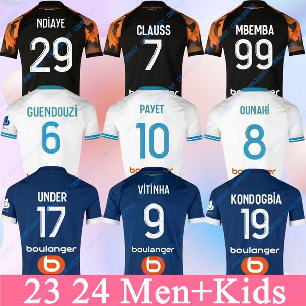 2023 2024 Maillot Marseilles Soccer Jerseys Foot CUISANCE GUENDOUZI ALEXIS PAYET CLAUSS Football Shirts Men Kids VERETOUT under OM Olympique Vitinha Fans Player, Orange
2023 2024 Maillot Marseilles Soccer Jerseys Foot CUISANCE GUENDOUZI ALEXIS PAYET CLAUSS Football Shirts Men Kids VERETOUT under OM Olympique Vitinha Fans Player, Orange