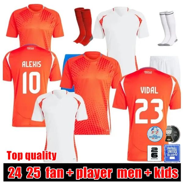 Chile 24 25 Soccer Jerseys ALEXIS VIDAL Kids Kit 2024 National Team Football Shirt Home Red Away White Full Set Men Camiseta Copa America ZAMORANO ISLA CH. Top quality, 24 25 home
Chile 24 25 Soccer Jerseys ALEXIS VIDAL Kids Kit 2024 National Team Football Shirt Home Red Away White Full Set Men Camiseta Copa America ZAMORANO ISLA CH. Top quality, 24 25 home