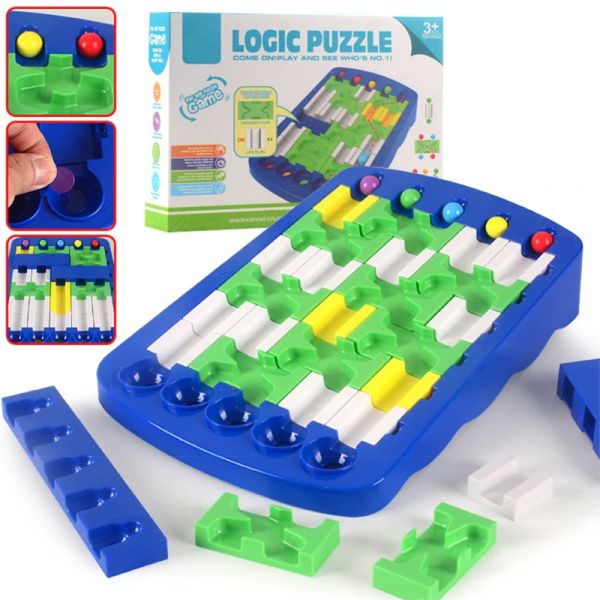 Route IQ Logical Puzzle Bead Mind Training Run Race Track 60 Challenges Brain Intellectual Toy for Children Maze Ball Board Game
Route IQ Logical Puzzle Bead Mind Training Run Race Track 60 Challenges Brain Intellectual Toy for Children Maze Ball Board Game