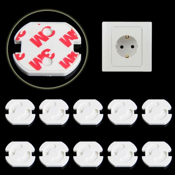 10pcs/set White Power Socket Electrical Outlet Baby Kids Child Safety Guard for new PROTECTION Anti 2025 Electric Shock Plugs 69HE