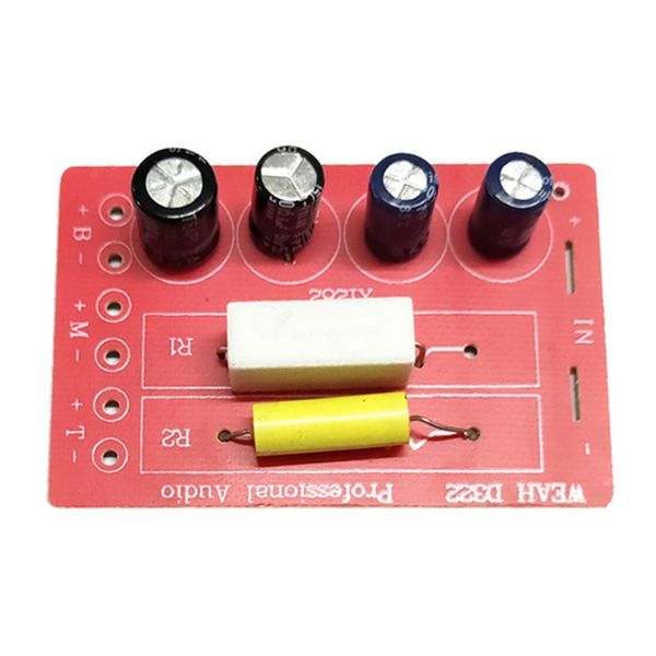80W 2 Way/3 Way Speaker Crossover Treble Bass Filter Frequency Divider for Stages Speaker Home Theater DIY