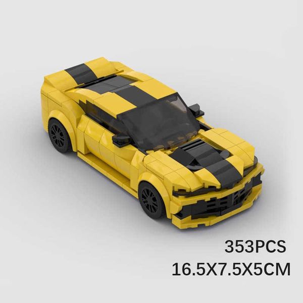 Quality High MOC building blocks Chevrolet Camaro Speed 8 grid car muscle car sports car model toy T241102, Multicolor
Quality High MOC building blocks Chevrolet Camaro Speed 8 grid car muscle car sports car model toy T241102, Multicolor