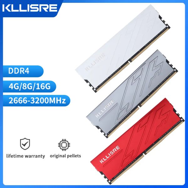 Kllisre DDR3 DDR4 4GB 8GB 16GB Memory Ram 2025 1333 new 1600 2400 2666 3200 Desktop Dimm