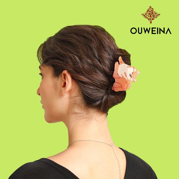 Autumn new yellow animal acetate handmade splicing scrunchie original coiffure back of the head shark clip
Autumn new yellow animal acetate handmade splicing scrunchie original coiffure back of the head shark clip