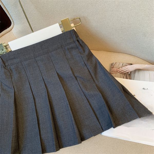 Girls' knitted sweater college style three piece autumn clothing children's pleated skirt JK set, Gray
Girls' knitted sweater college style three piece autumn clothing children's pleated skirt JK set, Gray