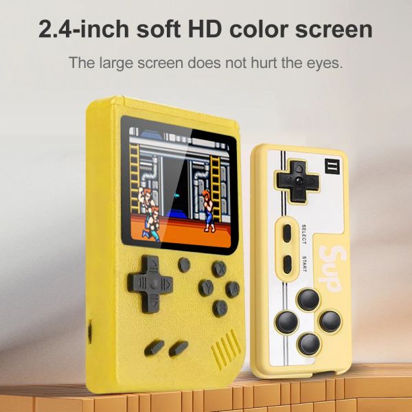 500 IN 1 Retro Video Game Console Handheld Game Player Portable Pocket TV Game Console AV Out Mini Handheld Player for Kids Gift