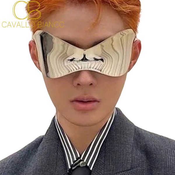 CB Y2k Futuristic Sunglasses Women Cool Sunglasses for Men Alien Silver Sun Glasses Men Oversized Rimless One Piece Hip Hop Punk Soft Shades CAVALLO BIANCO
CB Y2k Futuristic Sunglasses Women Cool Sunglasses for Men Alien Silver Sun Glasses Men Oversized Rimless One Piece Hip Hop Punk Soft Shades CAVALLO BIANCO
