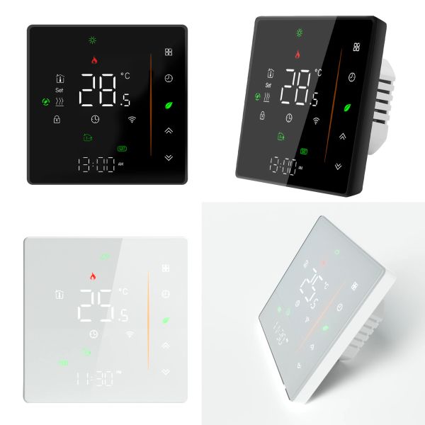 Minco Heat Smart Underfloor Heating Wifi Thermostat 5A/16A for Electric Floor Heating/Water/Gas Boiler Work with Smart Life APP