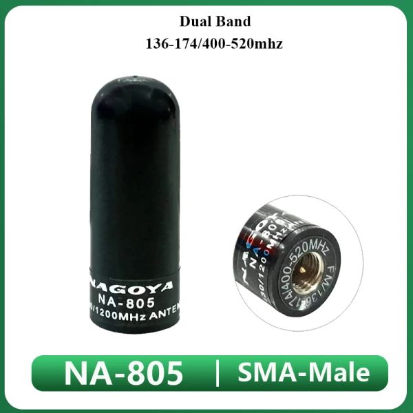 NA-805 Antenna Original NAGOYA 805 SMA-Male Dual Band Antenna For TYT TH-UV8000D MD-390 Baofeng P15UV Yaesu VX-1R Walkie Talkie