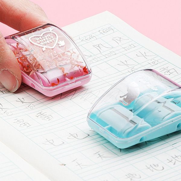 Creative Eraser Crumb Collectors Portable Dust Cleaner With Eraser Manual Desktop Sweeper Vacuum Cleaner School Office Supplies