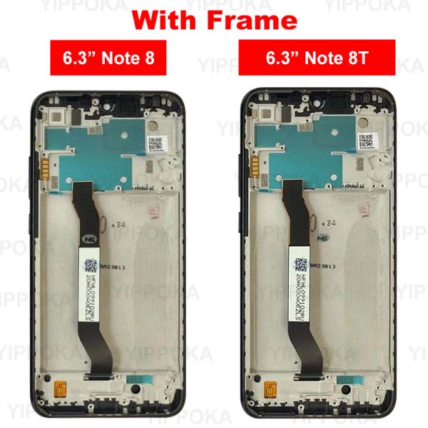 CHOICE For Xiaomi Redmi Note 8 LCD Display Xiaomi Redmi Note 8T Touch Screen Digitizer Assembly For M1908C3XG M1908C3JG