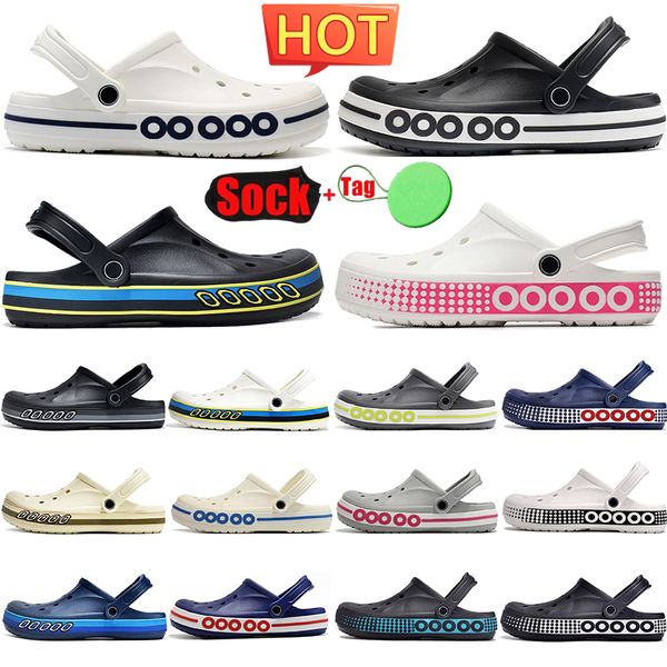 

Designer Clog Sandals For Men Women Holes Rubber Foam Sandale cross-tie Clogs Slippers Summer Cross Water Beach Shoes crock sliders, Sandal-16