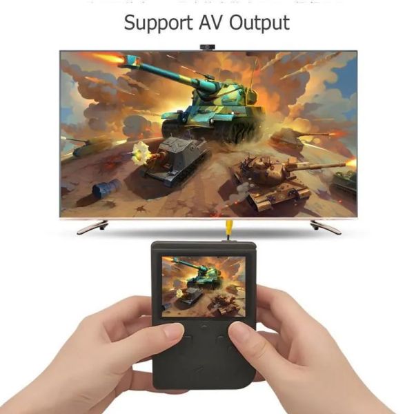 New Portable Retro Video Console Handheld Game Advance Players Built-in 400 Games 2.4 Inch Game Console Double Play