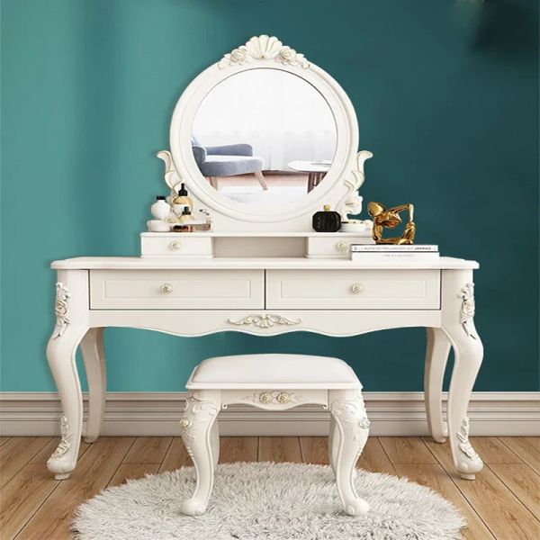 Storage Mirror Dressing Table White Nordic Style European Bedroom Dressing Table Home Charm Coiffeuse Furniture Decor
Storage Mirror Dressing Table White Nordic Style European Bedroom Dressing Table Home Charm Coiffeuse Furniture Decor