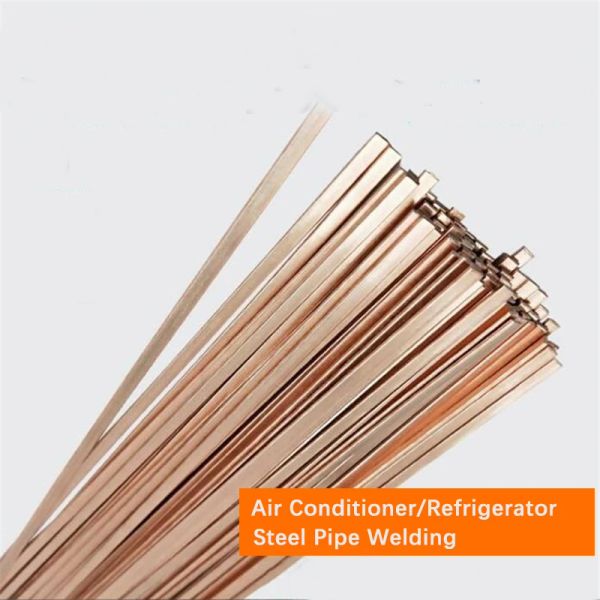 5Pcs 1.3x3.2mmx40cm Weld Rod Phosphorus Copper Electrode Welding Wire Soldering No Need Solder Powder Welding electrodes