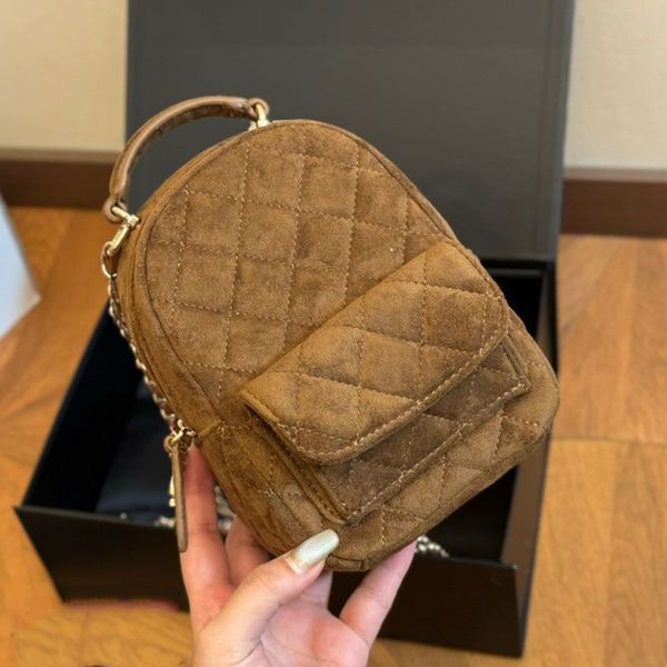 Luxury Designer Bags Buckskin Backpack school bag Womens Genuine Leather chain bucket back packs Clutch handbag fashion bookbags Shoulder Bag messenger bag 13m, Brown
Luxury Designer Bags Buckskin Backpack school bag Womens Genuine Leather chain bucket back packs Clutch handbag fashion bookbags Shoulder Bag messenger bag 13m, Brown