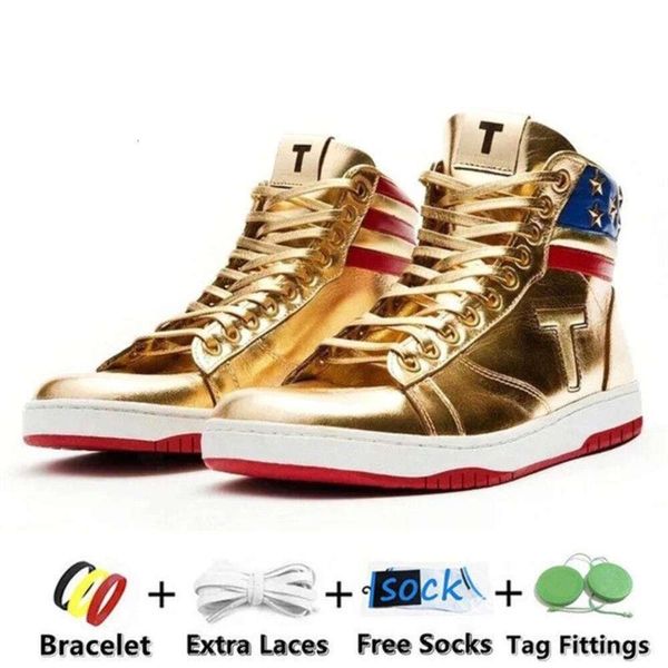 Casual Shoes T Trump Basketball the Never Surrender High-tops Designer 1 TS Gold Custom Men Outdoor Sneakers Comfort Sport Trendy Lace-up with Box, Color1
Casual Shoes T Trump Basketball the Never Surrender High-tops Designer 1 TS Gold Custom Men Outdoor Sneakers Comfort Sport Trendy Lace-up with Box, Color1