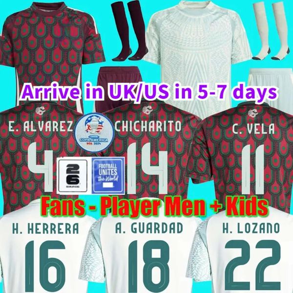 Mexico 2024 Euro Cup Soccer Jerseys Copa America RAUL CHICHARITO LOZANO DOS SANTOS 24 25 H.LOZANO Men Kids Football Shirts Uniforms Fans Player Version, 23 24 home
Mexico 2024 Euro Cup Soccer Jerseys Copa America RAUL CHICHARITO LOZANO DOS SANTOS 24 25 H.LOZANO Men Kids Football Shirts Uniforms Fans Player Version, 23 24 home