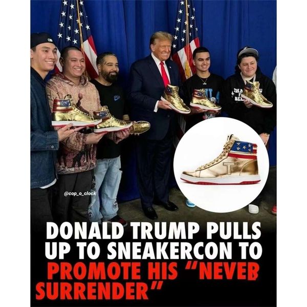 T-2024 New HOT trump Gold sneaker run shoes luxurys Designer tennis Sport outdoor trainer Shoe Men never surrender trumps Casual Shoe gift With box
T-2024 New HOT trump Gold sneaker run shoes luxurys Designer tennis Sport outdoor trainer Shoe Men never surrender trumps Casual Shoe gift With box