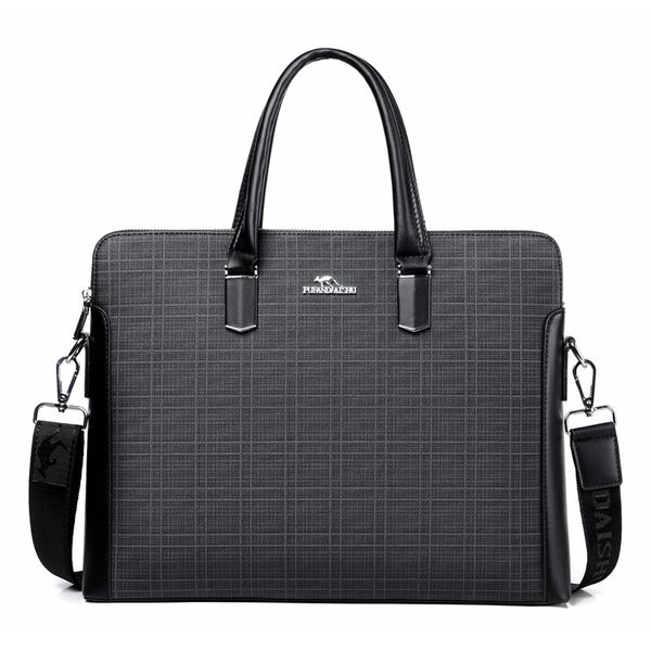 Sales factory mens shoulder bag waterproof and wear-resistant thick leather handbag horizontal large capacity double zipper men business briefcase 2050-5#, Blue 
Sales factory mens shoulder bag waterproof and wear-resistant thick leather handbag horizontal large capacity double zipper men business briefcase 2050-5#, Blue