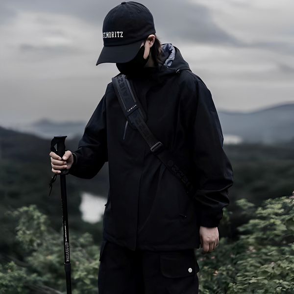 Outdoor Charge Down Men's and Women's Mountaineering Clothing Removable Padded and Thickened Ski Clothing, Black
Outdoor Charge Down Men's and Women's Mountaineering Clothing Removable Padded and Thickened Ski Clothing, Black