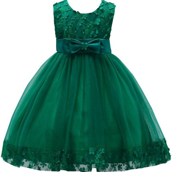New girls' high-end simple dress Children's ruffled lace party glitz, Crimson
New girls' high-end simple dress Children's ruffled lace party glitz, Crimson