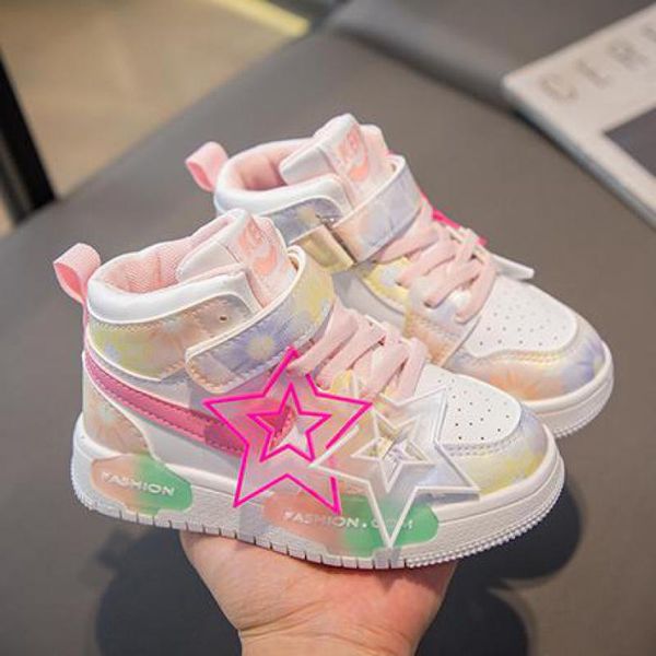 Kids Leather High-top Shoes New Spring Autumn Boys Girls Non-slip Sneakers Cartoon Board Shoes Outdoor Sports Casual Children Baby Walking Shoes, Pink
Kids Leather High-top Shoes New Spring Autumn Boys Girls Non-slip Sneakers Cartoon Board Shoes Outdoor Sports Casual Children Baby Walking Shoes, Pink