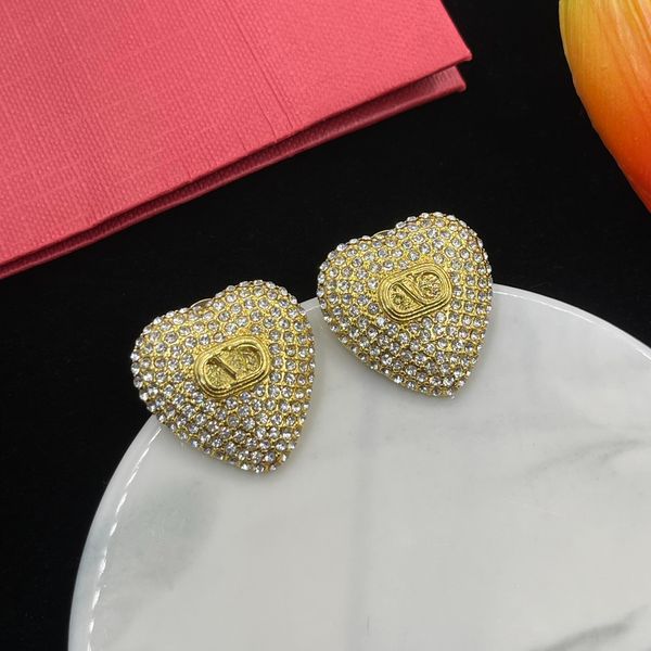 Luxury Designer Brand Earrings Stud High Quality Fashion 18k Gold Plated Crystal Earring Party Wedding Jewelry Gifts
Luxury Designer Brand Earrings Stud High Quality Fashion 18k Gold Plated Crystal Earring Party Wedding Jewelry Gifts