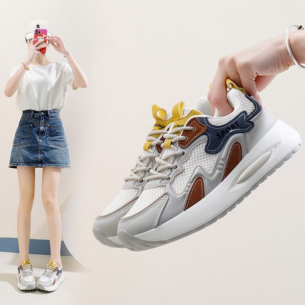 ins Korean version of the mesh low-top pops shoes women 2024 autumn new breathable student sports leisure, Grey blue
ins Korean version of the mesh low-top pops shoes women 2024 autumn new breathable student sports leisure, Grey blue