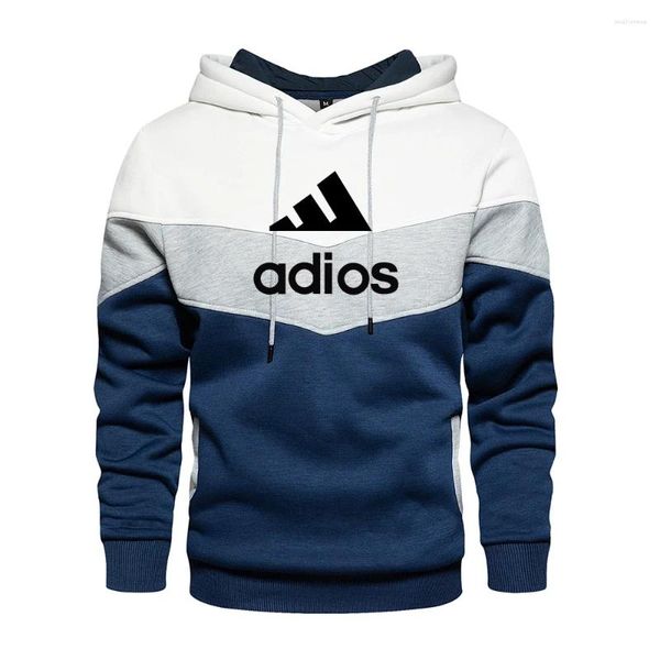 Mens Hoodies Sports Print Hoodie 2024 Patchwork Color Fleece Sweater Casual Designer Sportswear Pullover, A1
Mens Hoodies Sports Print Hoodie 2024 Patchwork Color Fleece Sweater Casual Designer Sportswear Pullover, A1