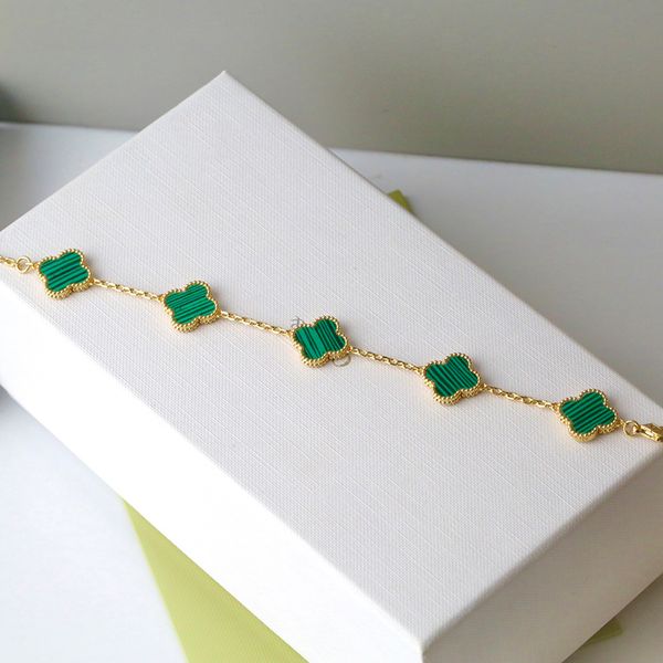 Women Designer Four Leaf Clover Bracelet Designer for Women Trendy Fashion Elegant String of Beads Party Jewelry Gift Wholesale
Women Designer Four Leaf Clover Bracelet Designer for Women Trendy Fashion Elegant String of Beads Party Jewelry Gift Wholesale