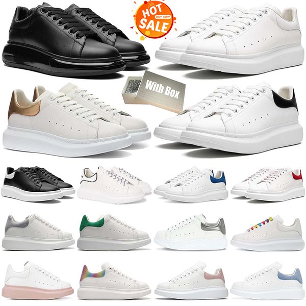 

With Box Designer Shoes Oversized Sneaker Platform Scarpe Mens Womens White Black Leather Suede Velvet Lace Up Chaussures de Espadrilles Unisex Sports Trainers, #21 rainbow 36-39